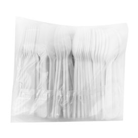 Reusable Spoon CPLA White 10cm (50 Units) 