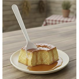 Reusable Spoon CPLA White 10cm (50 Units) 