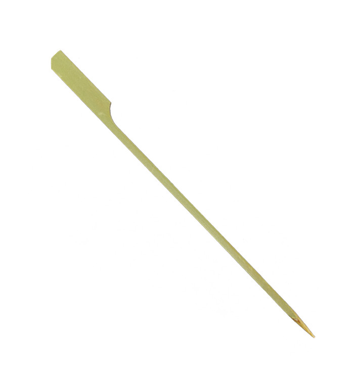Bamboo Food Pick Golf Design Natural Green 18cm (2.500 Units) Bamboo Food Pick Golf Design Natural Green 18cm (2.500 Units)