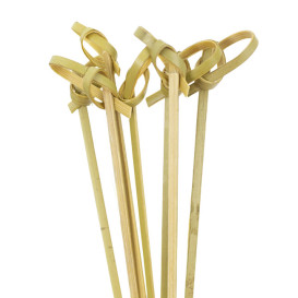 Natural Green Bamboo Bow Skewer 18cm (10.000 Units)  