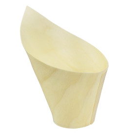 Wooden Tasting Cone 14cm (1.000 Units)