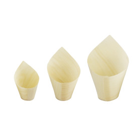 Wooden Tasting Cone 14cm (1.000 Units)