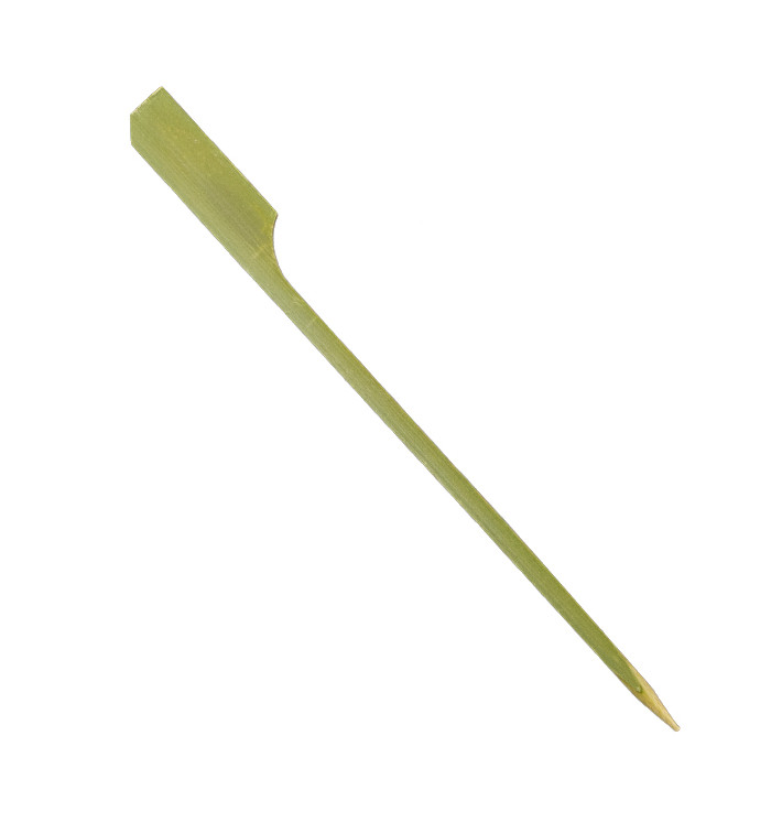 Bamboo Food Pick Golf Design Natural Green 12cm (250 Units) Bamboo Food Pick Golf Design Natural Green 12cm (250 Units)