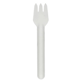 Sugarcane Fork White 16cm (50 Units)