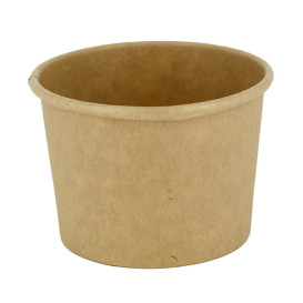 Kraft Cardboard Sauce Cup 100ml Ø7,3cm (50 Units)