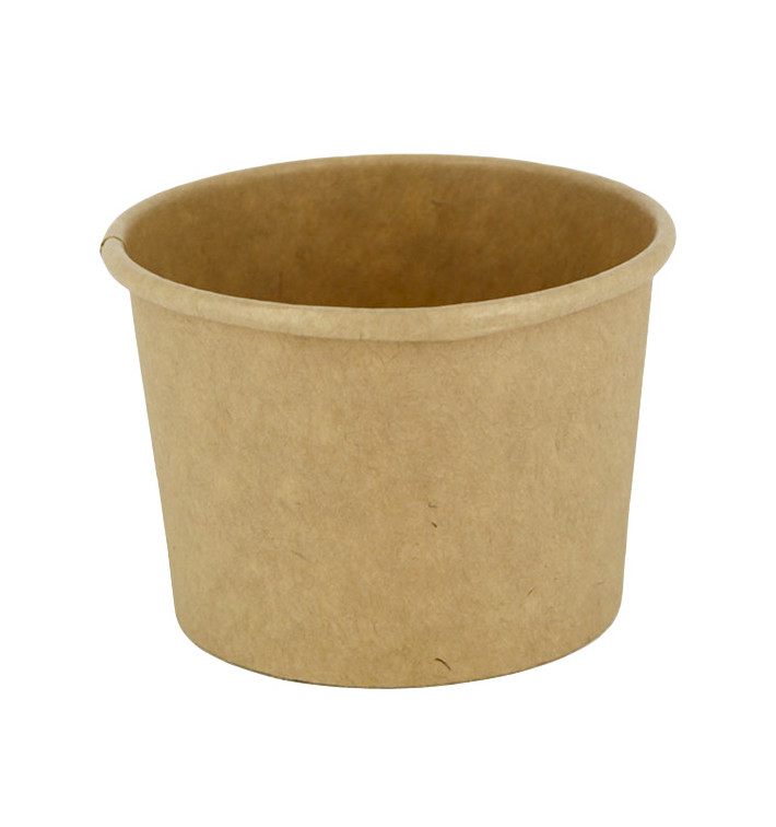 Kraft Cardboard Sauce Cup 100ml Ø7,3cm (1.000 Units) Kraft Cardboard Sauce Cup 100ml Ø7,3cm (1.000 Units)