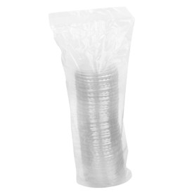 Transparent PET Lid for Sauce Cup 75 and 100ml Ø7,3cm (50 Units)