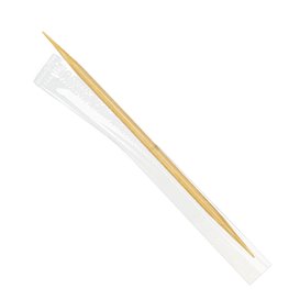Wooden Toothpick 2 Tips Film Wrapped 6,5cm (1 Unit) 