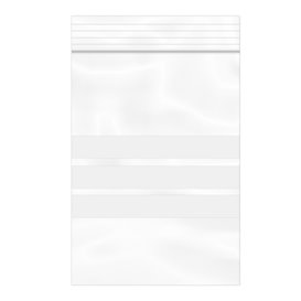 Plastic Zip Bag Seal top Write-On Block 7x10cm G-200 (100 Units) 