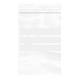 Plastic Zip Bag Seal top Write-On Block 10x15cm G-200 (100 Units) 