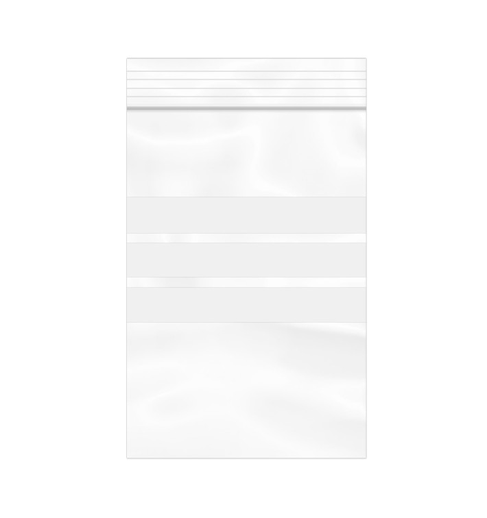 Plastic Zip Bag Seal top Write-On Block 10x15cm G-200 (1000 Units) Plastic Zip Bag Seal top Write-On Block 10x15cm G-200 (1000 Units)
