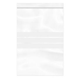 Plastic Zip Bag Seal top Write-On Block 20x30cm G-200 (100 Units)  