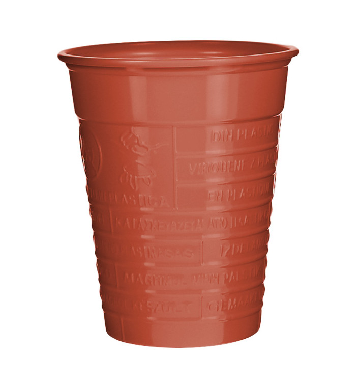 Plastic Cup PS Red 200ml Ø7cm (1.500 Units)