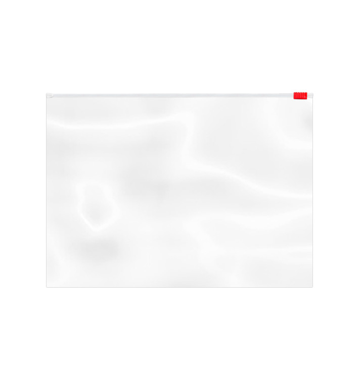 Plastic Bag Slider Zipper G250 32x23cm (50 Units) Plastic Bag Slider Zipper G250 32x23cm (50 Units)