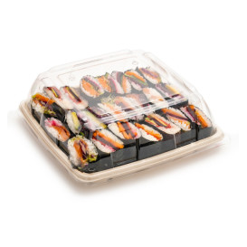 Plastic Lid PET Clear 27x27cm (25 Units)