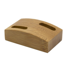 Bamboo Food Pick Holder Tray 6x3,5cm (1 Unit)