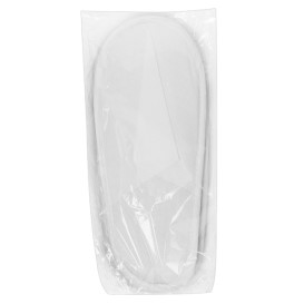 Disposable Slipper TST PP Closed EVA Sole White (200 Pairs)