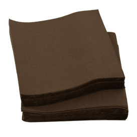 Paper Napkin Double Point Brown 2C 33x33cm (50 Units)