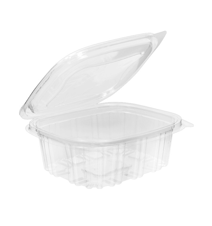Plastic Hinged Deli Container OPS 250ml (50 Units) Plastic Hinged Deli Container OPS 250ml (50 Units)