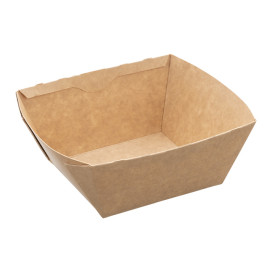 Rectangle Kraft Salad Bowl 500ml 15x12x6cm (400 Units)