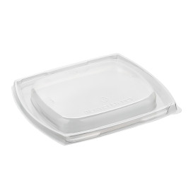 Rectangle Lid rPET for Salad Bowl 15x12cm (400 Units)