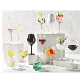 Reusable Plastic Glass Wine Tritan Clear 240ml (1 Unit) 