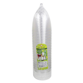 Plastic Stemmed Glass Wine Cream Removable Stem 300ml (200 Units)