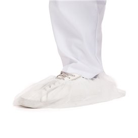 Disposable Plastic Shoe Covers PP White (1000 Units)