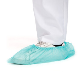 Disposable Plastic Shoe Covers PP Green (100 Units)