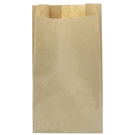 Paper Food Bag Kraft 14+7x24cm (200 Units) 