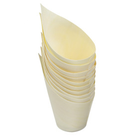 Wooden Tasting Cone 8cm (1.000 Units)