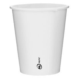 Paper Cup White 6Oz/180ml Ø7,0cm (100 Units) 