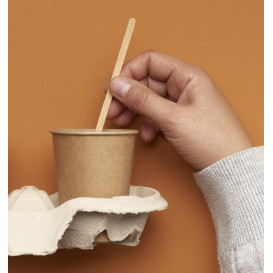 Wooden Coffee Stirrer Natural 17,6 cm (10.000 Units)