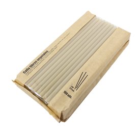 Eco Sugar Cane Straw Ø0,8cm 25cm (50 Units)