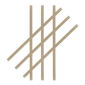 Eco Sugar Cane Straw Ø0,8cm 25cm (1.000 Units)