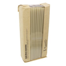 Eco Sugar Cane Straw Ø0,8cm 25cm (1.000 Units)