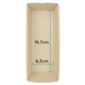 Paper Baking Mold Kraft 19,7x6,5x4,8cm (40 Units) 