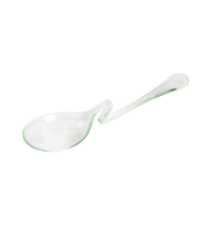 Tasting Spoon PS Curved "Water Green" 8cm (500 Units) Tasting Spoon PS Curved "Water Green" 8cm (500 Units)