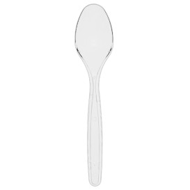 Reusable Plastic PS Spoon Black 18cm (480 Units)