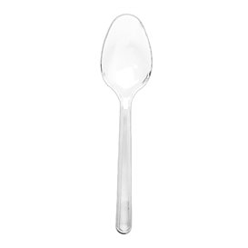 Reusable Plastic PS Spoon Black 18cm (480 Units)