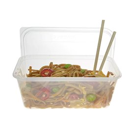 Plastic Lid Clear for Deli Container PP 500/725 y 1000ml (25 Units) 