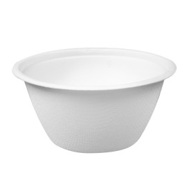 Sugarcane Bowl White 180ml Ø9,5cm (50 Units)