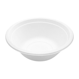 Sugarcane Bowl White 350ml Ø13,5cm (500 Units)