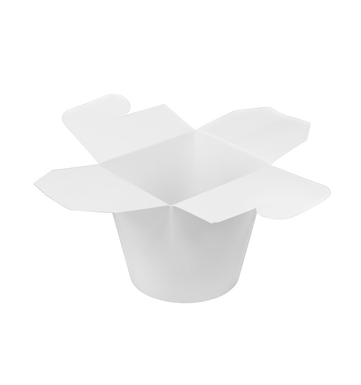 Paper Take-Out Box White 800ml (450 Units) Paper Take-Out Box White 800ml (450 Units)