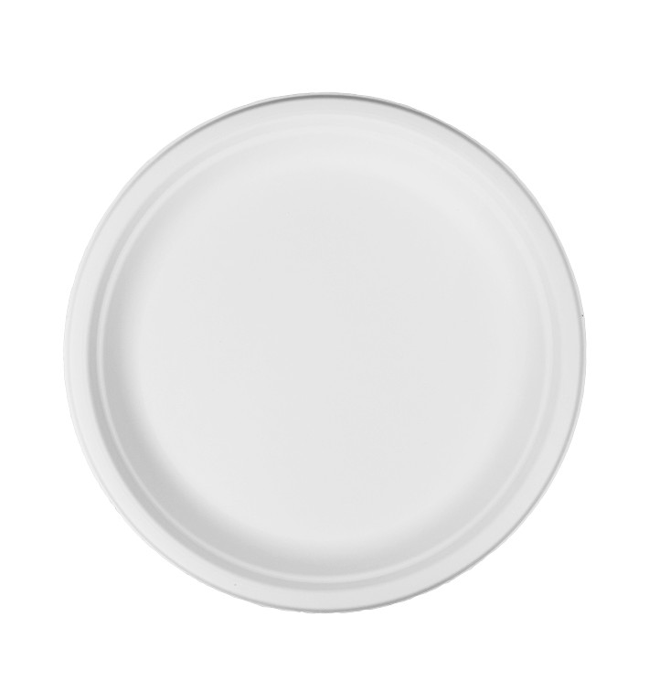 Sugarcane Plate White Ø26cm (400 Units) Sugarcane Plate White Ø26cm (400 Units)