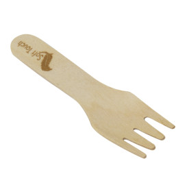 Wooden Mini Fork “Soft” 7,5cm (100 Units)