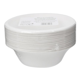 Sugarcane Bowl White 350ml Ø13,5cm (25 Units)