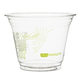 Compostable PLA Cup "Green Stripe" Ø9,5cm 265ml (1.000 Units) 