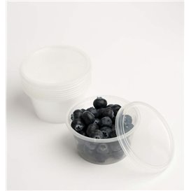 Sauce Cup in PP Transparent avec Lid 4Oz/120ml (100 Units)