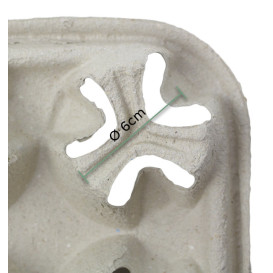 Paper Cup Carrier 4 Slots (20 Units)